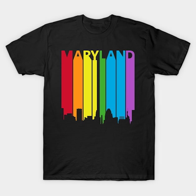 Maryland LGBT Gay Pride T-Shirt by GWENT